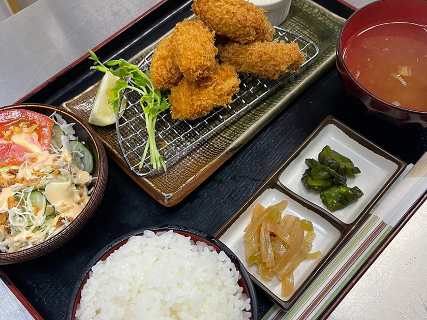 カキフライ定食