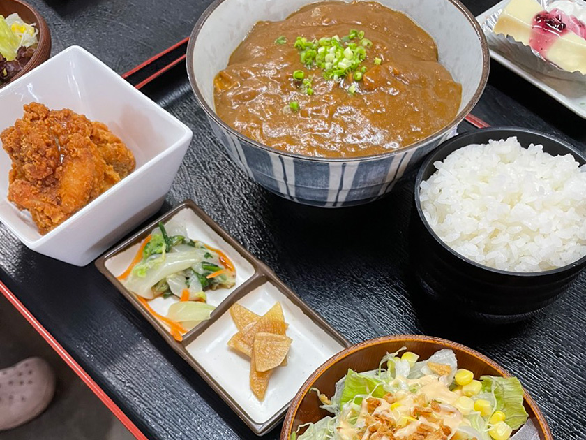 カレーうどん定食